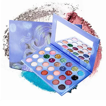 

28 Colors Glitter Eyeshadow Makeup Palette Matte Shimmer Pressed Eye Shadow Powder Nude Pigment Cosmetic Shiny Shadows for Eyes