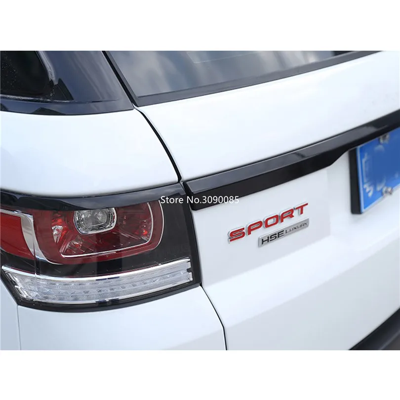 Черный глянец ABS Хромированная Задняя Крышка багажника Накладка для Range Rover Sport автомобильные аксессуары