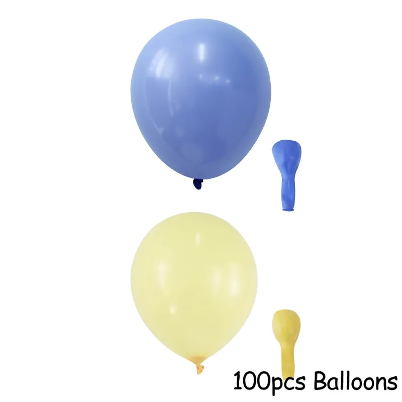 purple yellow 100p 100 шт. латексные шары в виде Макарон на свадьбу, день рождения, Рождество, декоративные вечерние шары, цветные гелиевые шары, Детские игрушечные шары, домашний декор - Цвет: purple yellow 100p