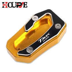 Motorcycle CNC Kickstand Extension Pad Support Plate Enlarge Foot Side Stand (Gold)