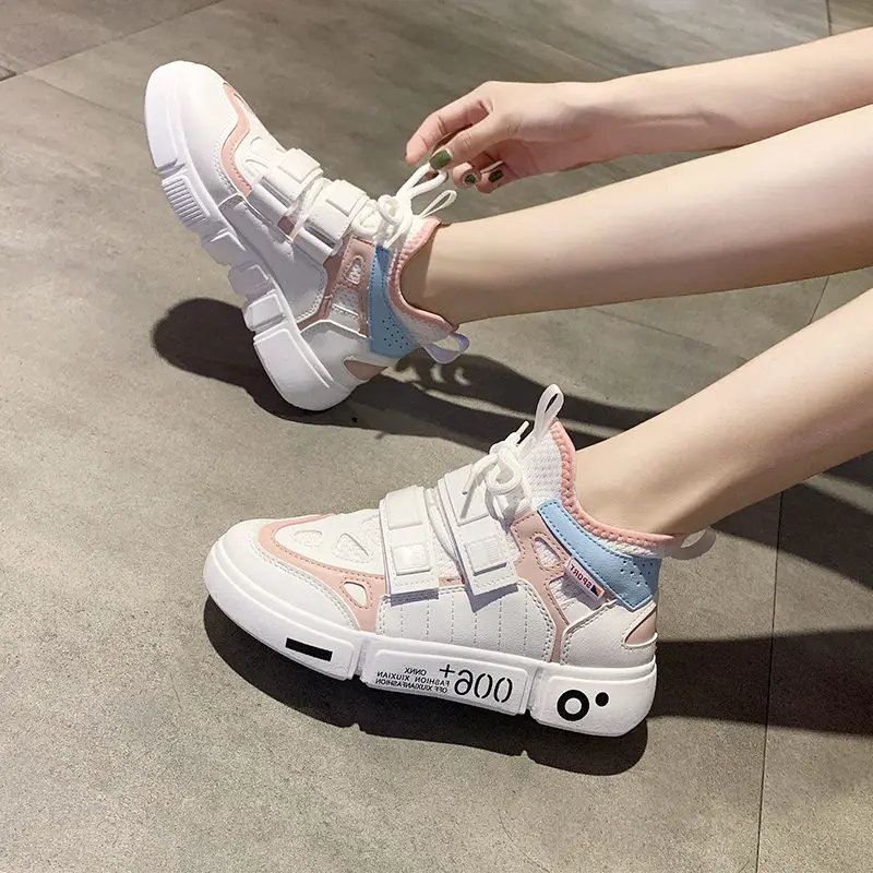 

Breathable Shoes Casual Female Sneakers Autumn 2019 Fashion Women's Tennis Summer Fall New Modis Sports Mesh Fabric Leisure