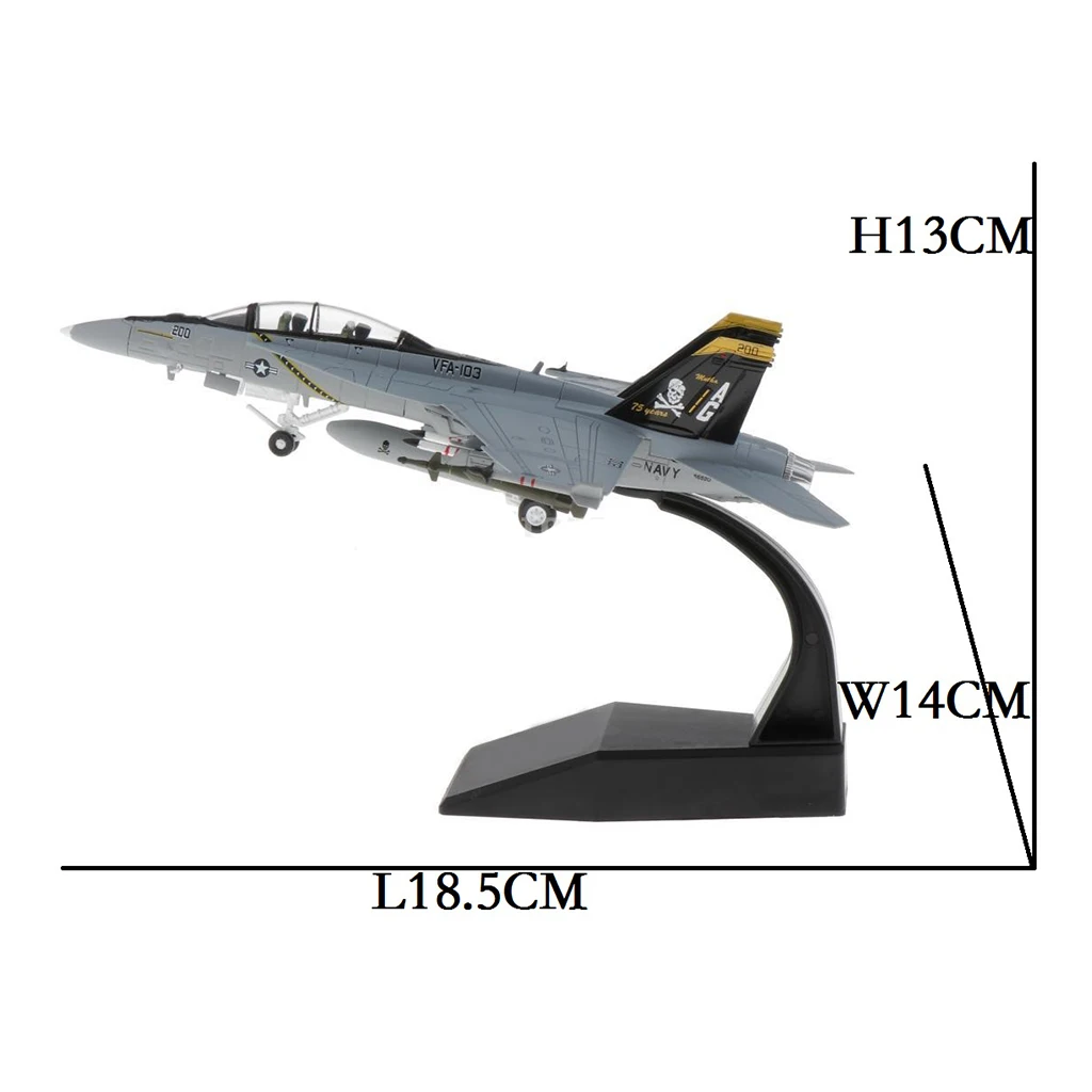 1/100 весы военная модель игрушка F/A 18 ударный истребитель литой металлический