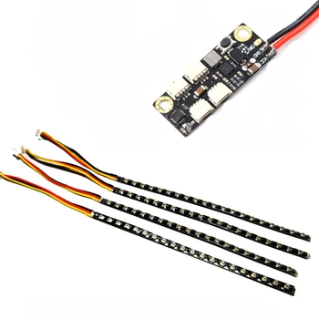 

LANTIANRC WS2812 Led Strip Light 20 Lamps 5V 0.23A Control Board Module for RC FPV Racing Drone Night Flying