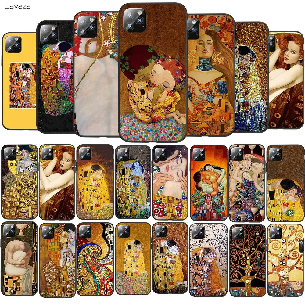 Lavaza Kiss by Gustav Klimt Дизайн ТПУ мягкий чехол для iPhone 8 7 6 6S Plus 5 5S SE X XS 11 Pro Max XR Coque Shell s |
