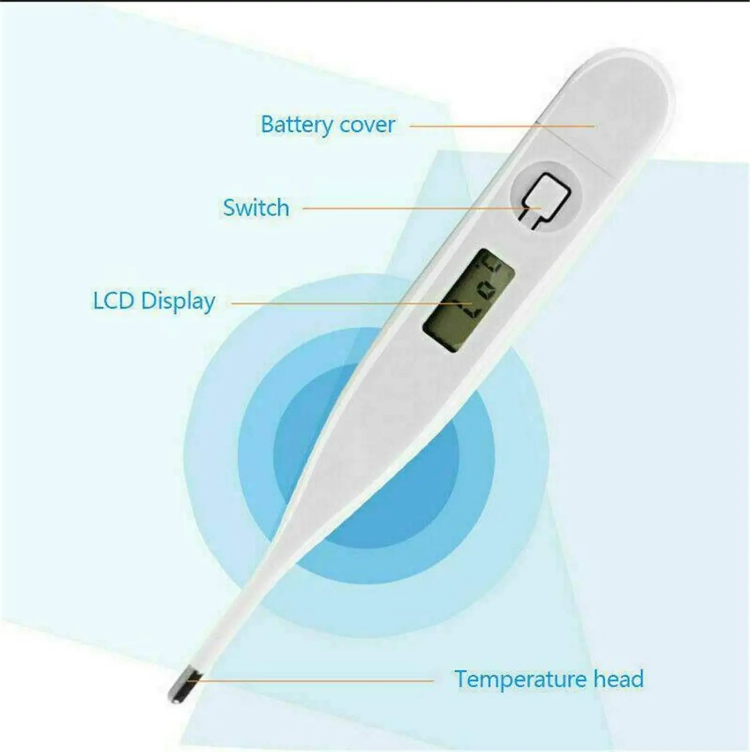 

Hot Sale Waterproof Digital Baby Thermometer Child Adult Body Digital LCD Thermometer Temperature Measurement Dropshipping