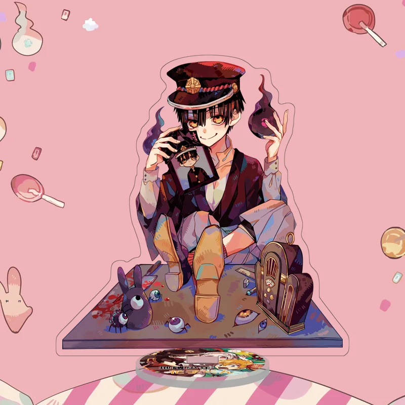 Туалетный переплет Jibaku Shounen Hanako Kun Minamoto Akane Teru аниме фигурка на акриловой