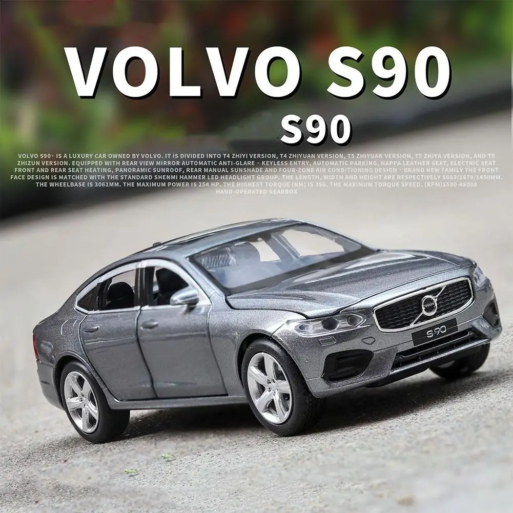 GloryStar 1 32 Simulate Alloy Car Model 6 Doors Open Light Sound Design Toy for Volvo 5