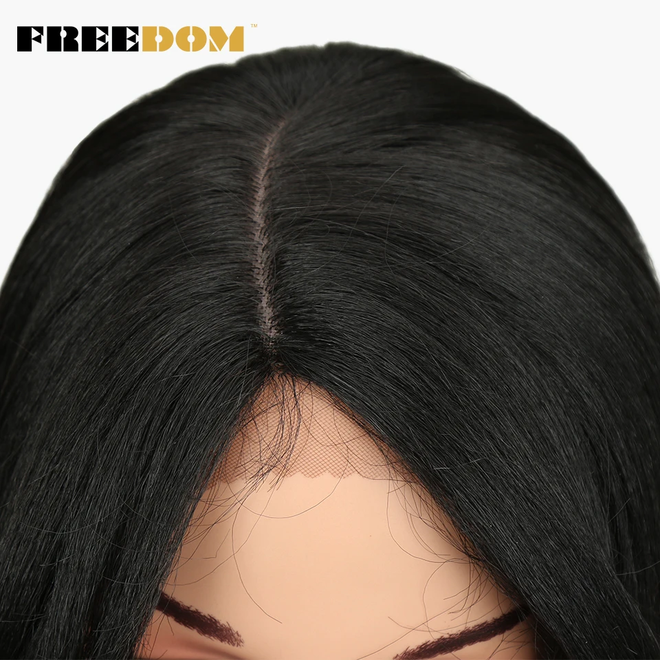 Свободные 24 дюйма длинные прямые Омбре кружевные Передние синтетические парики