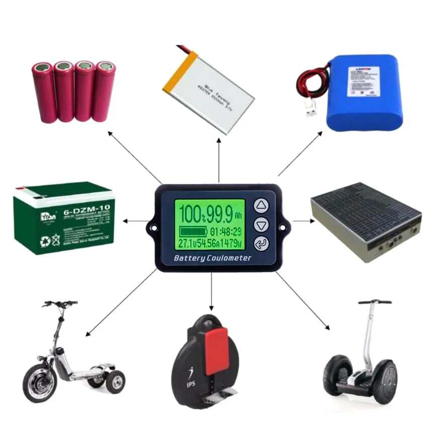 TK15H DC8-120V 50A Battery Coulometer Professional Precision Digital Battery Capacity Tester for LiFePo Coulomb Counter Meter 5