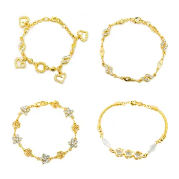 

Viennois Geometric Gold Color Bracelet & Bangles For Women Chain Bracelet Trendy Wedding Party Jewelry 2019