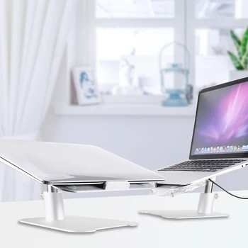 

Laptop Tablet Stand Holder with Cooling Heat Dissipation Function Metal Aluminum Desktop Holder for Apple Huawei Samsung Support