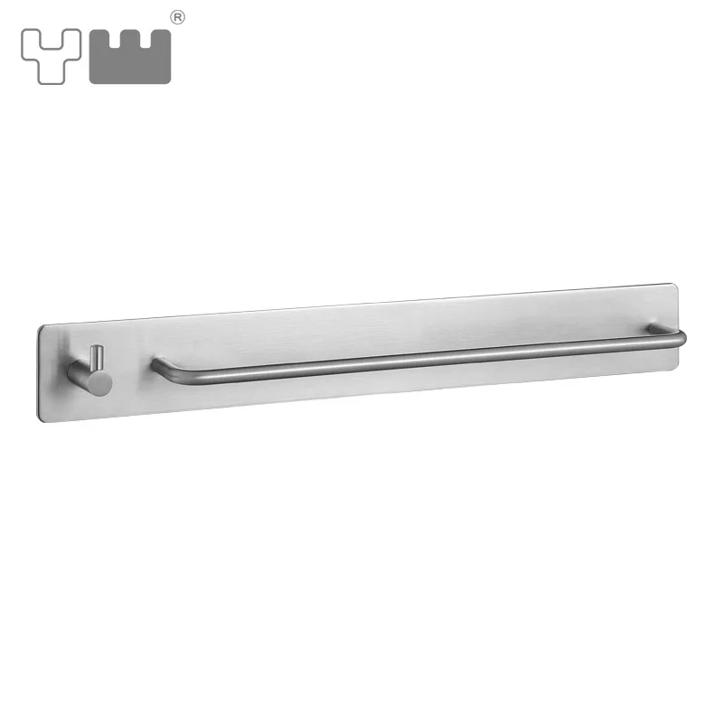 

Cross Border Supply of Goods 304 Stainless Steel Towel Rack Seemless Towel Bar Single Towel Rail of Bathroom Towel Rack Bathroom