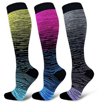 

RePinklax Nylon Compression Socks Women And Men Stockings Best Medical Nursing Hiking Travel Flight Socks Running Fitness Socksn
