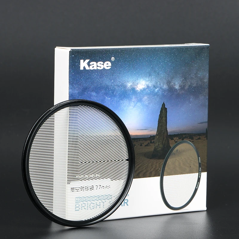Kase 77 мм/82 мм яркая звезда прецизионный инструмент фокусировки оптический стеклянный фильтр объектива натуральный ночной вид звездное небо фотография
