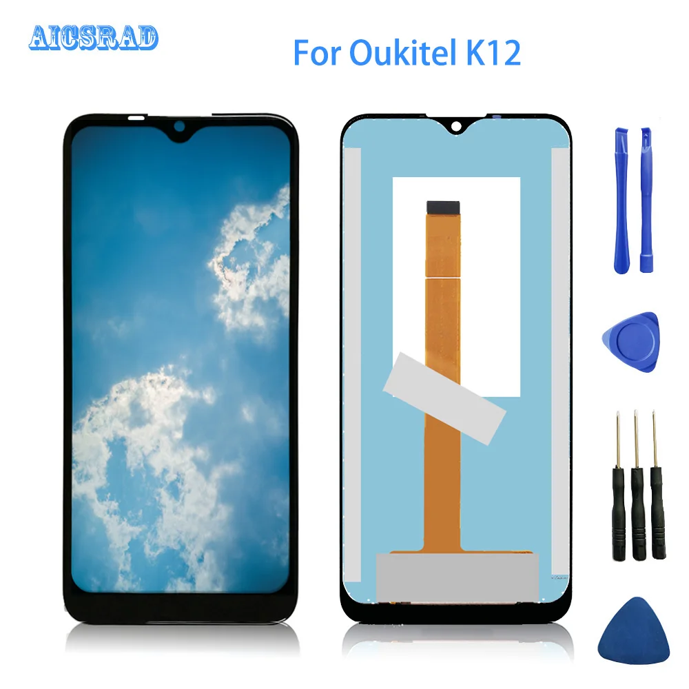 AICSRAD 6 3 &quot2340*1080 дисплей для oukitel K12 замена экрана OUKITEL k 12 ЖК-дисплей сенсорный экран