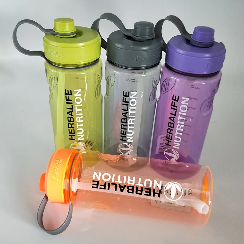 Бутылка для воды herbalife 1000 мл с ремешком без БФА Спортивная изготовленный на заказ