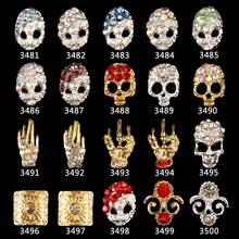 Стиль, украшение для ногтей, японский стиль, сплав, искусственный бриллиант, маска, украшение скелета, маникюрная фурнитура, сделай сам, фототерапия, a Dril