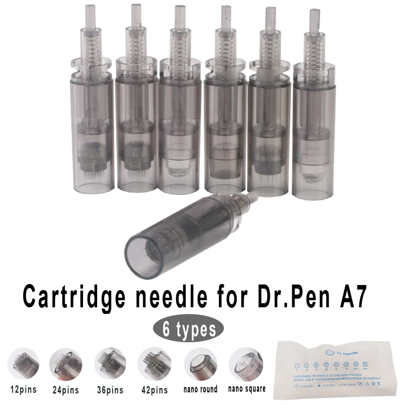 10 шт./лот картридж с иглой Dr.Pen A7 ULTIMA 12 24 36 42Pin Nano Stamp Auto Microneedle уход за кожей Уход