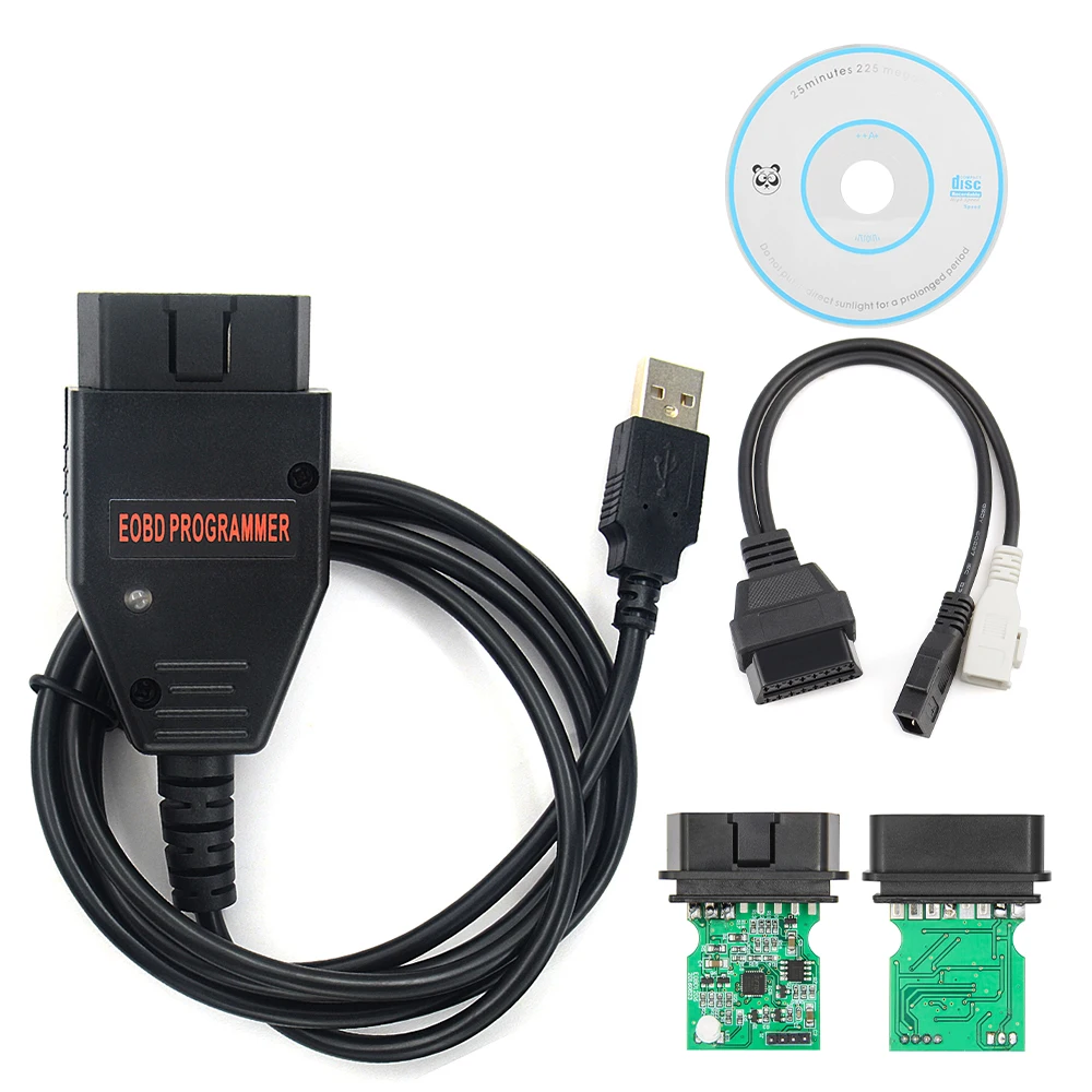 EOBD2 программатор Galletto 1260 OBD/OBDII ECU Flasher OBDII совместимый для зеленой печатной платы FTDI FT232RL инструмент для чтения и записи ECU чип тюнинг