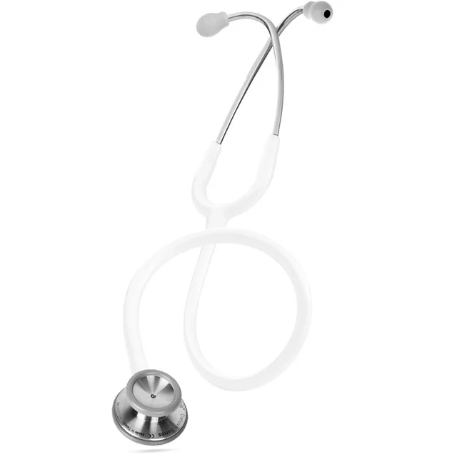 Spirit Medical Double-sided Stainless Steel Dual Head Stethoscope Deluxe Series Stetoskop For Medical Instruments - Цвет: White