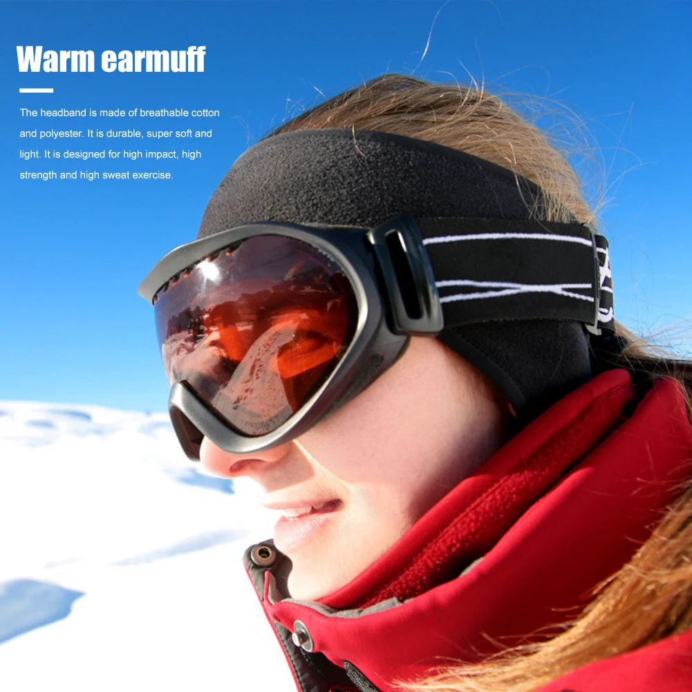 Bandeau élastique chaud et doux pour hommes et femmes, couvre-tête, écharpe,  cyclisme, Ski, Snowboard, Yoga