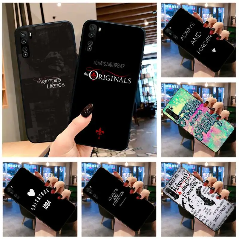 Чехол с дневниками вампира Always And Forever для телефона Huawei P20 P30 P40 lite E Pro Mate 30 20 P Smart 2020