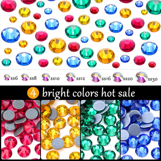 SS6-SS30-Multi-color-Crystal-AB-Hot-Fix-Rhinestone-Crystal-Super-Glitter-Strass-Iron-On-Rhinestones jpg