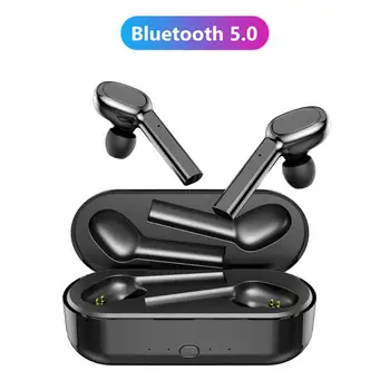 

TWS Wireless Bluetooth 5.0 Earphone For Phone Stereo Sport Running Earbuds Headset With Charging Box Built-in Microphone