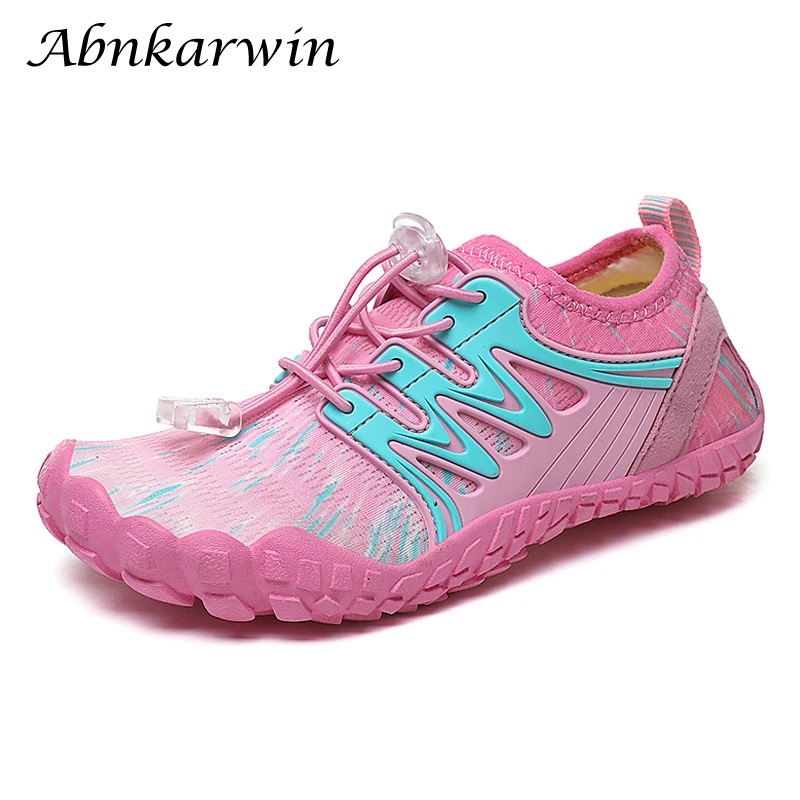 Estate Donna Bambini Bambini Spiaggia Mare Tessuto Elasticizzato Scarpe Da Acqua A Piedi Nudi Aqua Coral Surf Nuoto Waterschoenen Nursery En