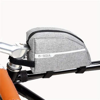 

B-SOUL Bicycle Bag Mountain Bike Bag Semi-circular Front Beam Bag Tube Bag Waterproof Mobile Phone Bag Saddle Bag Riding