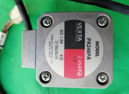 PK246PA 1.2A 6V шаговый двигатель используется один 90% ВНЕШНИЙ ВИД НОВЫЙ тестовые