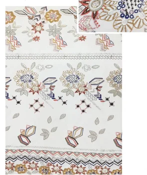 

Popular J-58886 New arrival with Sequin Embroidery Material Fabric Textile For Sewing Dress