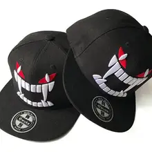 Новинка алиэкспресс Лидер продаж корейские бейсболки с большими зубами tiao-ping хип-хоп шапки хип-хоп скейтборд шапки мужские оптом кепки