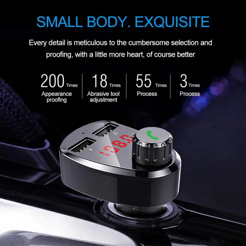 Прикуриватель G13 Автомобильный MP3 Bluetooth плеер 2usb зарядка Съемная карта FM Bluetooth Hands Free автомобильные аксессуары