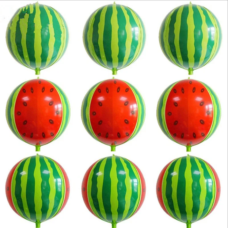 1 шт. 22 &quot4D арбуз фольга шары globos fiesta Свадьба большой шар украшения день рождения