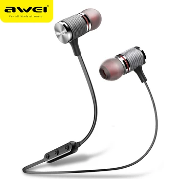 

AWEI Wireless Bluetooth Earphone Headset Earphones Sport wireless earbuds For Mobbie Phone Telephone iPhone X 7 6 Xiaomi Huawei