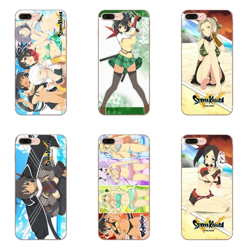 Чехол Senran Kagura Estival для iPhone 11 Pro XS Max XR X 8 7 6 6S Plus 5 5S SE iPod Touch | Мобильные телефоны и