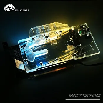 

Bykski N-RTX2070-X Full Coverage GPU Water Block For VGA Founders Edition RTX2070 Series Graphics Card Heatsink GPU Radiator