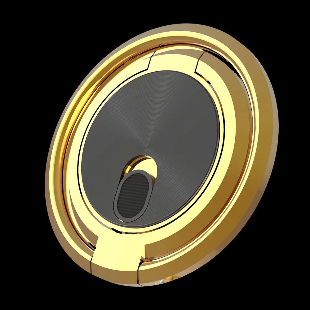 03 gold Вращающееся двойное кольцо ленивый кронштейн для телефона планшет кронштейн магнитный автомобильный держатель для телефона Подставка палец кольцо для IPhone для samsung - Цвет: 03 gold