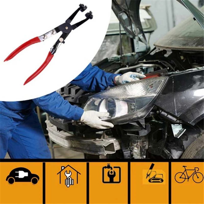 

Hose Clamp Pliers Car Water Pipe Removal Tool for Fuel Coolant Hose Pipe Clips Thicker Handle Enhance Strength and Comfort