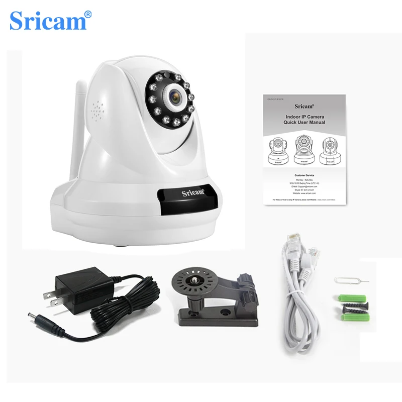 Sricam SP018 HD 2.0MP IP камера 4X цифровой зум CCTV Wifi 1080P Мини умный дом 360 ° обзор