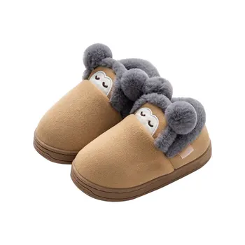 

Winter Children Slippers Baby Shoes Girls Boys Breathable Anti-Slip Cute Cartoon Toddler Soft Soled Casual Shoes New