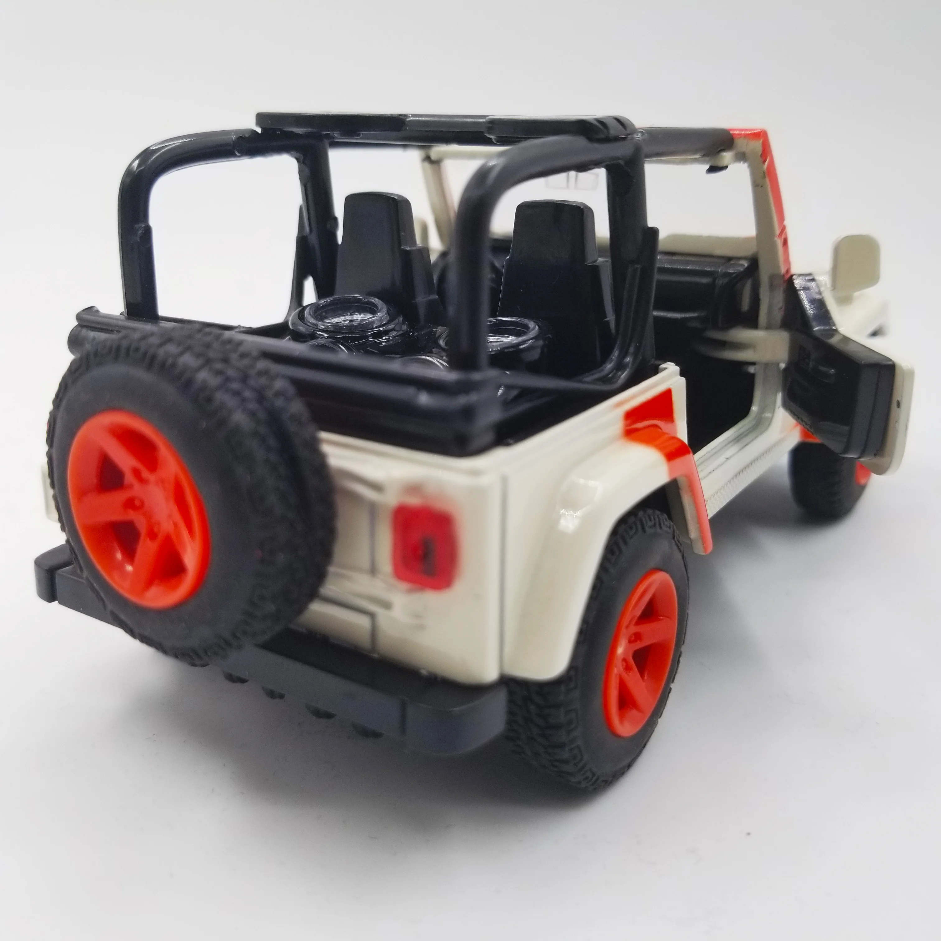 1/32 масштаб 15,5 см сплав металл литье под давлением Jeep Wrangler Парк Юрского периода внедорожник авто Модель автомобиля игрушки для детей подарки коллекция