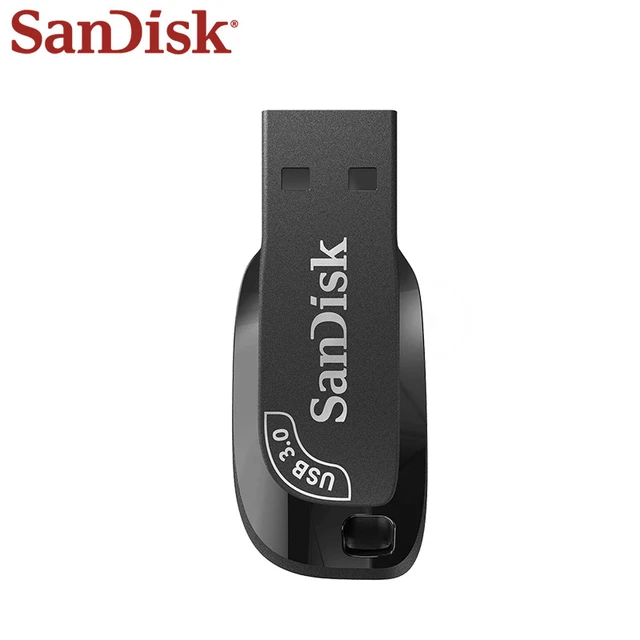 SanDisk-Clé USB 100 3.0 MBumental, 32 Go, 64 Go, 128 Go, 256 Go, CZ410  Ultra Shift, disque U noir, mini clé USB pour ordinateur - AliExpress
