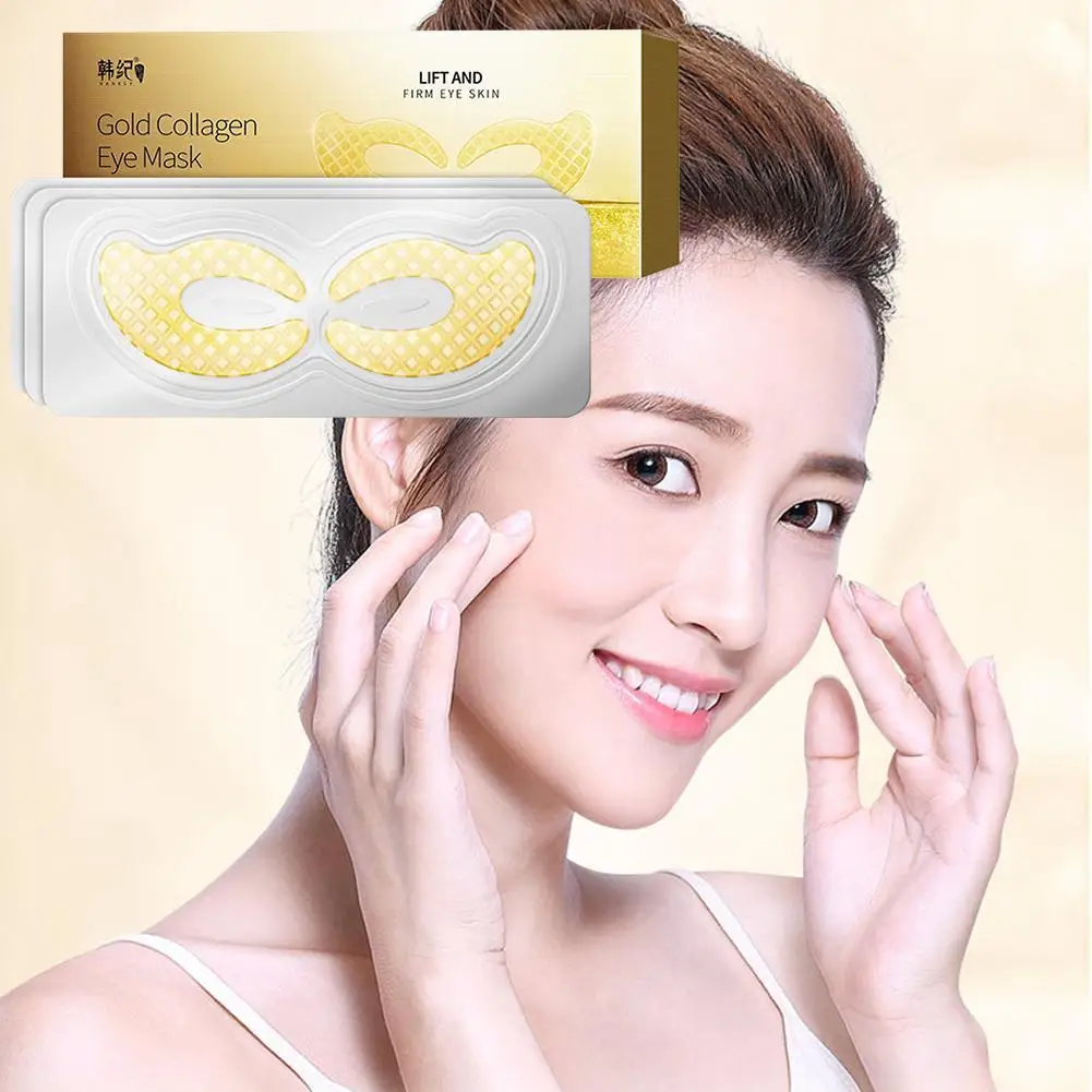 7 пар/компл., Gold Crystal коллагеновая маска для глаз, маска для глаз маски! Убирает темные круги под глазами, Pathces вокруг Маски для глаз увлажняющая маска для ухода за кожей лица