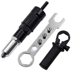 Rivet électrique sans fil, outil de rivetage d'écrou, perceuse de rivetage sans fil, adaptateur Insert d'écrou, outil multifonction à ongles, Rivet automatique 
