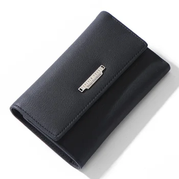 

New Women Wallets Short Wallet Ladies Zipper Trifold Purse Wallet Female Women Zipper Purse Card Holder Cartera Mujer