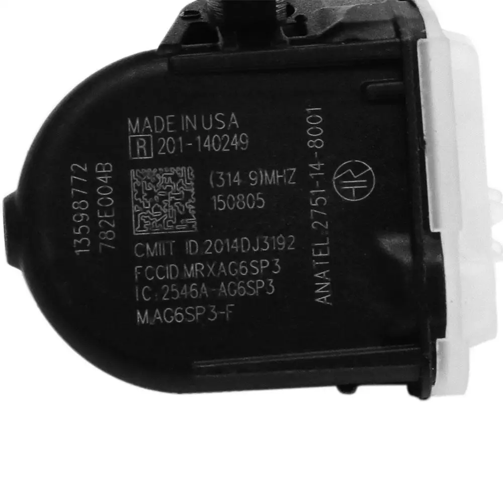 13598772 TPMS сигнализация давления в шинах, анти-взрыв, контроль автомобильных шин, высокая производительность, низкая энергия, 4 шт