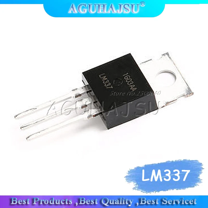 10 шт./лот LM337T LM337 TO 220 Отрицательный Регулируемый Регулятор IC новый в