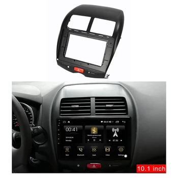 

Car Fascia Dash Kit Installation Facia Panel Emergency Light Dvd Frame for MITSUBISHI ASX 2013-2017 2DIN 10.1 Inch